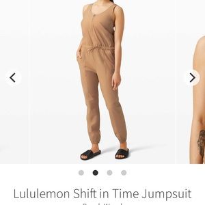 Lululemon Shift in Time Jumpsuit BeechWood size8
